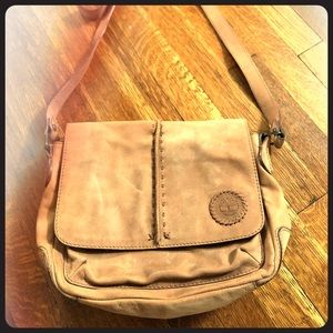 Timberland Crossbody Tan Leather Purse